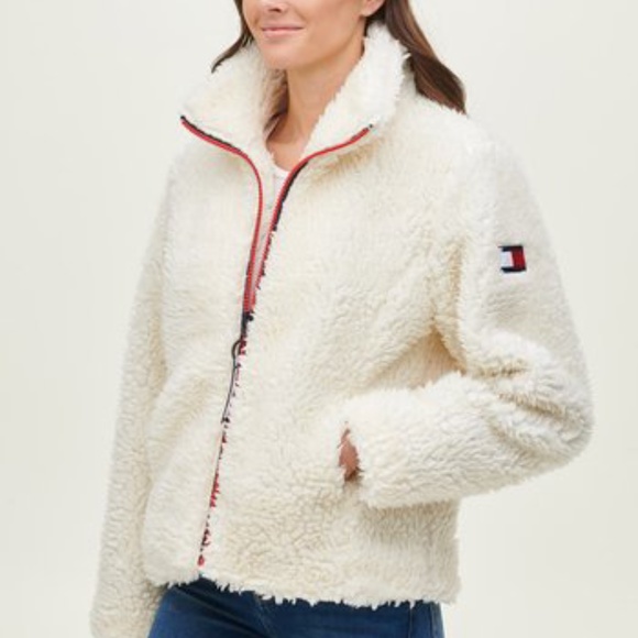 tommy hilfiger fur jacket